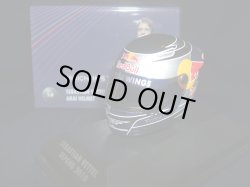 画像1: 新品正規入荷品●PMA1/8 RED BULL S.ベッテル　ミニチュアヘルメット SEPANG 2010