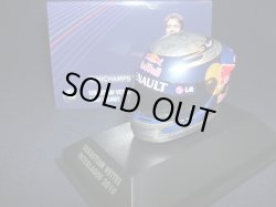 画像1: 新品正規入荷品●PMA1/8 RED BULL S.ベッテル　ミニチュアヘルメット INTERLAGOS 2010