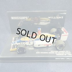 画像1: セカンドハンド品●PMA1/43 WILLIAMS HONDA FW11 GERMAN GP 1986 K.K.ROSBERG RIDING ON (N.ピケ)#6