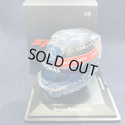 画像1: 新品正規入荷品●SPARK 1/5スケール MERCEDES JAPANESE GP 2022 (G.ラッセル）ミニチュアヘルメット