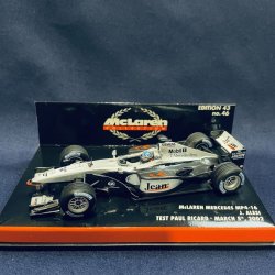 画像1: セカンドハンド品●PMA1/43 McLAREN MERCEDES MP4-16 TEST PAUL RICARD 2002 (J.アレジ）