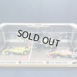 画像1: セカンドハンド品●未開封品●GREENLIGHT 1/64 INDY500 1-2-3　フィニッシュライン3台セット（3位：佐藤琢磨）2019 #30