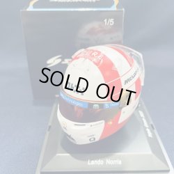 画像1: 新品正規入荷品●SPARK1/5 McLAREN MONACO GP 2023 L.ノリス ミニヘルメット