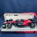 新品正規入荷品●SPARK1/43 ALFA ROMEO KICK C43 BELGIAN GP 2023 周冠宇（ジョウ・グアンユー）#24