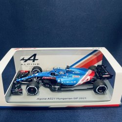 画像1: 新品正規荷品●SPARK1/43 ALPINE A521 HUNGARIAN GP 2021(F.アロンソ）#14