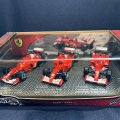 セカンドハンド品●マテル1/43 FERRARI F1-2000＆F2001＆F2002 3台セット(M.シューマッハ）