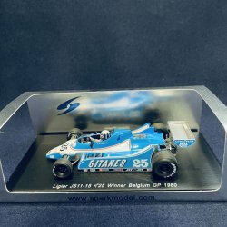 画像1: セカンドハンド品●SPARK 1/43 LIGIER JS11-15 WINNER BELGIUM GP 1980 (D.ピロー二）#25