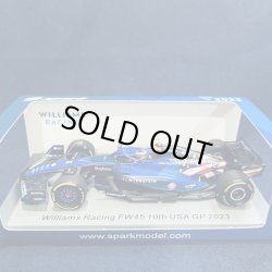 画像1: 新品正規入荷品●SPARK1/43 WILLIAMS FW45 10th USA GP 2023 (L.サージェント）#2