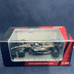 画像1: 新品正規入荷品●SPARK 1/64 ALFA ROMEO STAKE C43 LAS VEGAS GP 2023  周冠宇（ジョウ・グアンユー）#24 