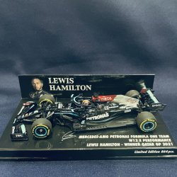 画像1: 新品正規入荷品●PMA1/43 MERCEDES AMG PETRONAS W12 E WINNER QATR GP 2021 (L.ハミルトン）#44