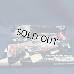 画像1: セカンドハンド品●PMA1/43 McLAREN MERCEDES MP4-22 1st PODIUM AUSTRALIAN GP 2007 (L.ハミルトン）#2