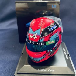 画像1: 新品正規入荷品●SPARK1/5 ALPINE MIAMI GP 2023 E.オコン ミニヘルメット