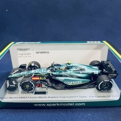 画像1: 新品正規入荷品●SPARK1/43 ASTON MARTIN AMR 23 2nd CANADA GP 2023 (F.アロンソ）#14