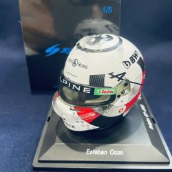 画像1: 新品正規入荷品●SPARK1/5 ALPINE 2023 BELGIAN GP E.オコン ミニヘルメット