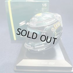 画像1: 新品正規入荷品●SPARK1/5  ASTON MARTIN 2024 L.ストロール ミニヘルメット