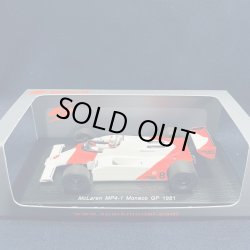 画像1: セカンドハンド品●SPARK1/43 McLAREN MP4-1 MONACO GP 1981 (A.チェザリス）#8