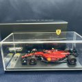 セカンドハンド品●LOOKSMART 1/43 FERRARI F1-75 2nd BAHRAIN GP 2022 (C.サインツ）#55