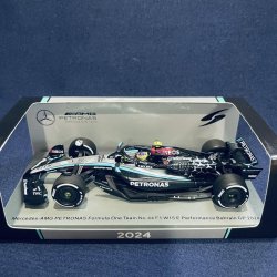 画像1: 新品正規入荷品●SPARK1/43 MERCEDS AMG PETRONAS W15 BAHRAIN GP 2024 (L.ハミルトン）#44