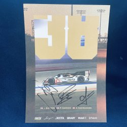 画像1: WEC 2024 TEAM JOTA 38号車　バトン・ラスムッセン・ハンセン 3名直筆サイン入りドライバーカード