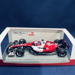 画像1: セカンドハンド品●SPARK1/43 ALFA ROMEO TEAM ORLEN C42 5th EMILIA ROMAGNA GP 2022 (V.ボッタス）#77