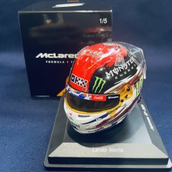 画像1: 新品正規入荷品●SPARK1/5 McLAREN JAPANESE GP 2024（L.ノリス）ミニヘルメット 