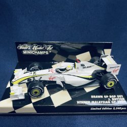 画像1: セカンドハンド品●PMA1/43 BRAWN GP BGP 001 WINNER MALAYSIAN GP 2009 （J.バトン）#22