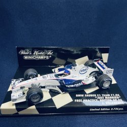 画像1: セカンドハンド品●PMA1/43 BMW SAUBER F1 06 JUST MARRIED FREE PRACTICE BRITISH GP 2006 (J.ビルヌーブ）#17