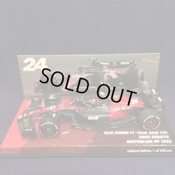 画像1: セカンドハンド品●CK MODELCARS別注●PMA1/43 ALFA ROMEO KICK C43 AUSTRALIAN GP 2023 周冠宇（ジョウ・グアンユー）#24