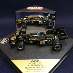 画像1: セカンドハンド品●QUARTZO 1/43 LOTUS 72E MONACO GP 1974 (R.ビーターソン）#7