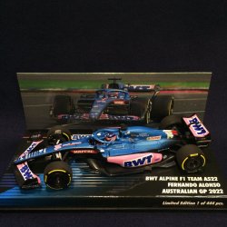 画像1: セカンドハンド品●CK-MODELCARS別注●PMA1/43 BWT ALPINE F1 A522 AUSTRALIAN GP 2022 (F.アロンソ）#14