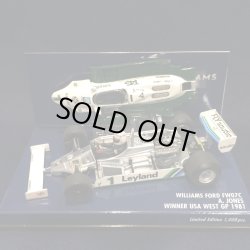 画像1: セカンドハンド品●PMA1/43 WILLIAMS FW07C WINNER USA WEST GP (A.JOHES) 1981 #1