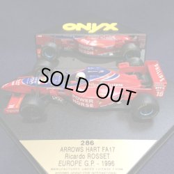 画像1: セカンドハンド品●ONYX 1/43 ARROWS HART FA17 EUROPE GP 1996 (R.ロセット）#16