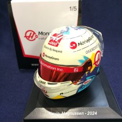 画像1: 新品正規入荷品●SPARK1/5 HAAS F1 2024 (K.マグヌッセン）ミニヘルメット 