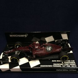 画像1: セカンドハンド品●PMA1/43 ALFA ROMEO C38 SHAKEDOWN FIORANO 2019 （K.ライコネン） VALENTINE DAY