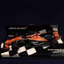 画像1: セカンドハンド品●PMA1/43 McLAREN MCL32 MONACO GP 2017 (S.バンドーン）#2