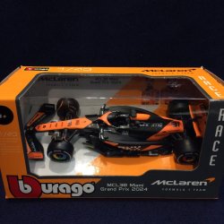 画像1: 新品正規入荷品●burago1/43 McLAREN MCL38 MIAMI GP 2024 (O.ピアストリ）#81