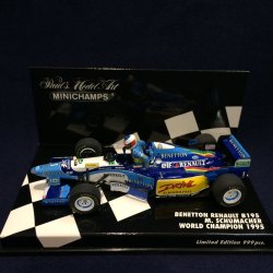 画像1: セカンドハンド品●PMA1/43 BENETTON RENAULT B195 WORLD CHAMPION 1995 (M.シューマッハ）#1