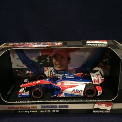 画像1: セカンドハンド品●GREENLIGHT 1/43 AJ FOYT RACING 1st WIN LONG BEATH 2013 (佐藤琢磨）#14