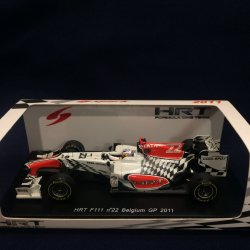 画像1: セカンドハンド品●SPARK 1/43 HRT F111 BELGIUM GP 2011 (D.リカルド）#22