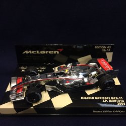 画像1: セカンドハンド品●PMA1/43 VODAFONE McLAREN MERCEDES MP4-21 (J.P.モントーヤ）2006 #4