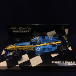 画像1: セカンドハンド品●PMA1/43 RENAULT R24 (F.アロンソ）#8 