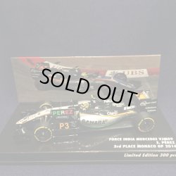 画像1: セカンドハンド品●CK-MODELCARS別注●PMA1/43 FOECE INDIA MERCCEDES VJM09 3rd PLACE MONACO GP 2016 (S.ペレス）#11