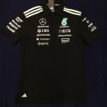 メルセデス AMG ペトロナス F1 チーム ドライバー ポロシャツ ブラック 2025 /アディダス (サイズ XL)