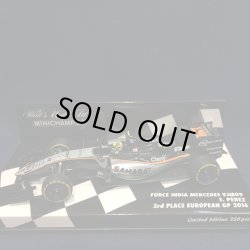 画像1: セカンドハンド品●PMA1/43 FORCE INDIA MERCEDES VJM09 3rd PLACE EUROPEAN GP (S.ペレス）2016 #11