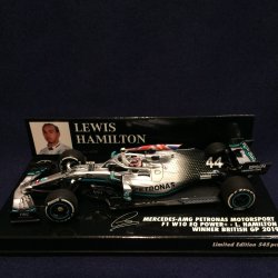 画像1: セカンドハンド品●PMA1/43 MERCEDES-AMG PETRONAS W10 WINNER BRITISH GP 2019 (L.ハミルトン）#44