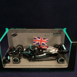 画像1: セカンドハンド品●SPARK 1/43 MERCEDES-AMG W12 WINNER BRITISH GP 2021 (L.ハミルトン）#44