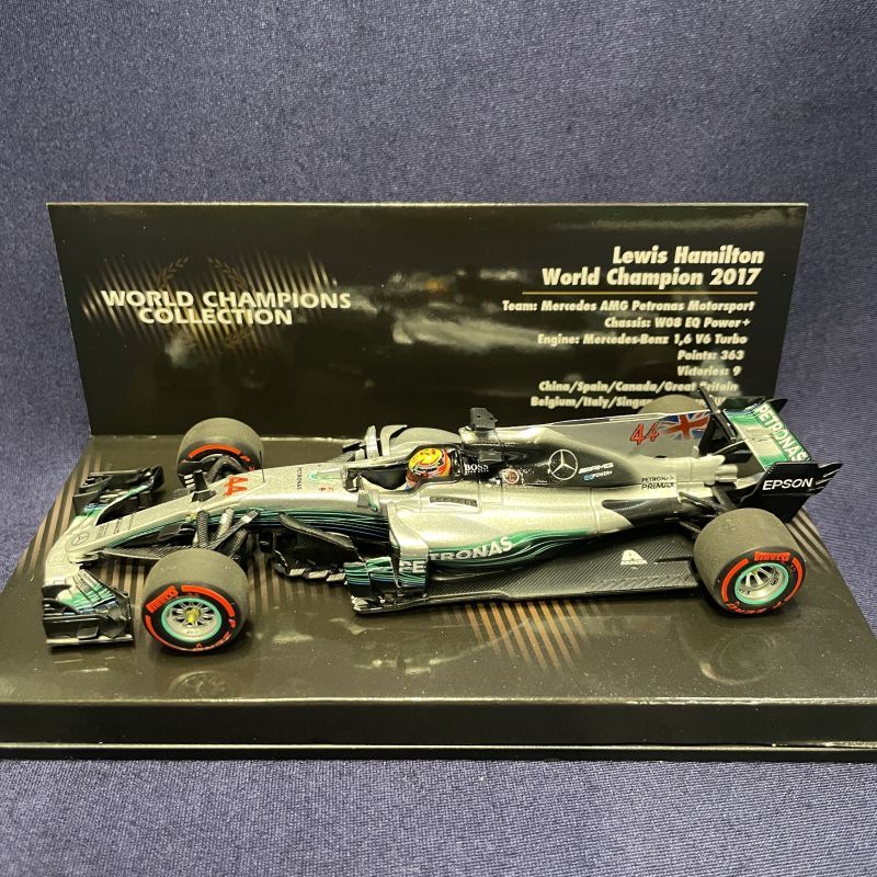 返品?交換対象商品】-スパーク1/43 メルセ•デスAMG W08 ルイスハミ