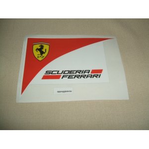 画像: 2013年　FERRARIチーム支給　ヘッドレスト用ステッカー　