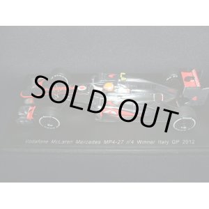 画像: 新品正規入荷品●SPARK1/43 VODAFONE McLAREN MERCEDES MP4-27 WINNER ITALY GP 2012 (L.ハミルトン） #4