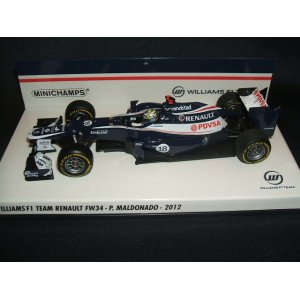 画像: 新品正規入荷品●PMA1/43 WILLIAMS RENAULT FW34　(P.マルドナード） 2012 